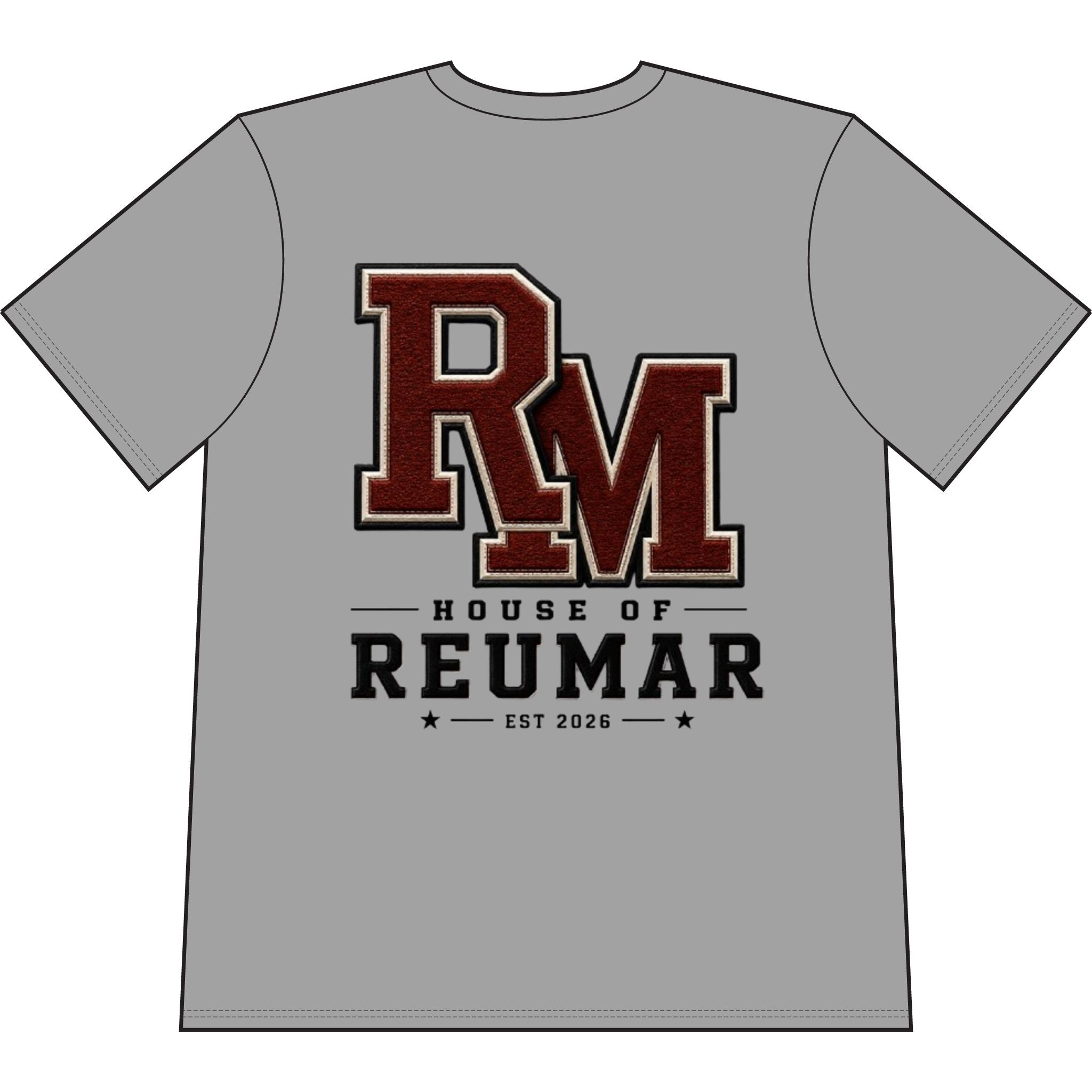 House of Reumar Logo T-Shirt — Gold Crest Graphic Tee