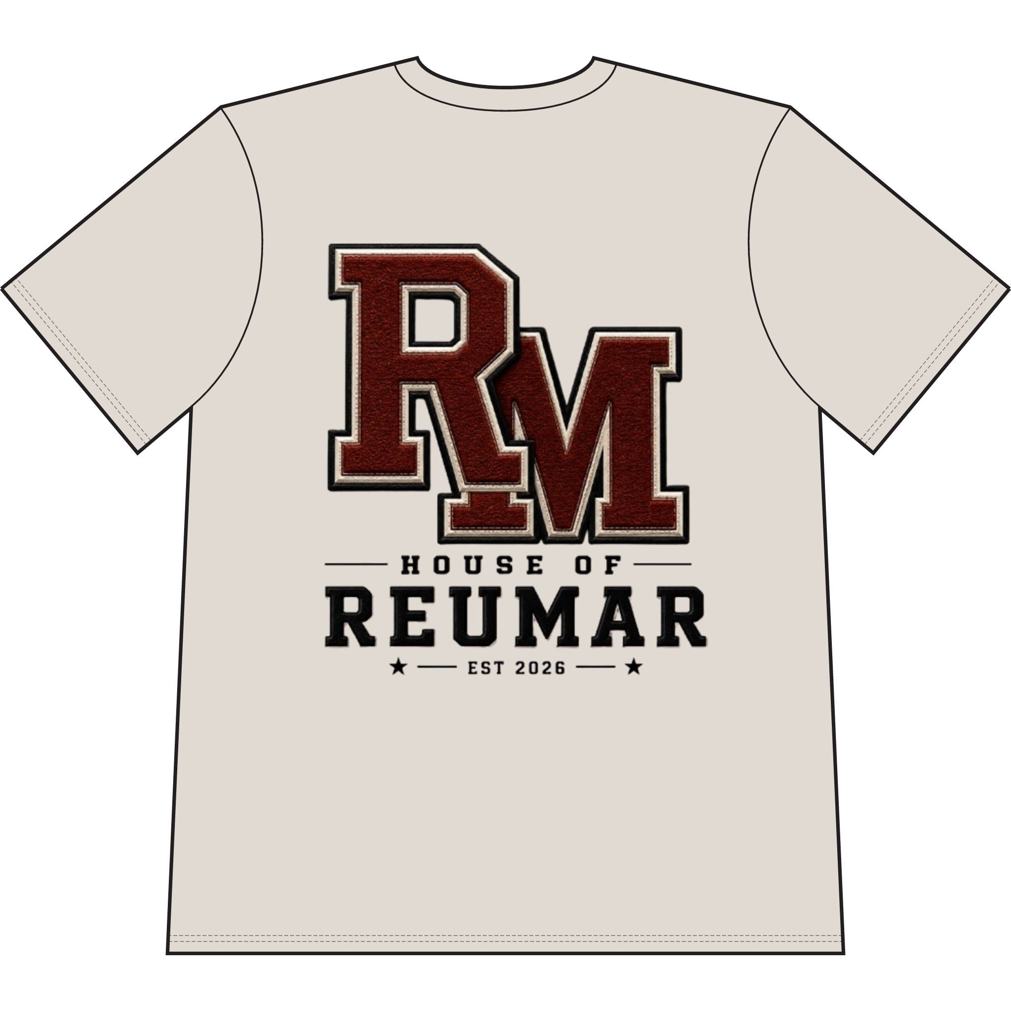 House of Reumar Logo T-Shirt — Gold Crest Graphic Tee