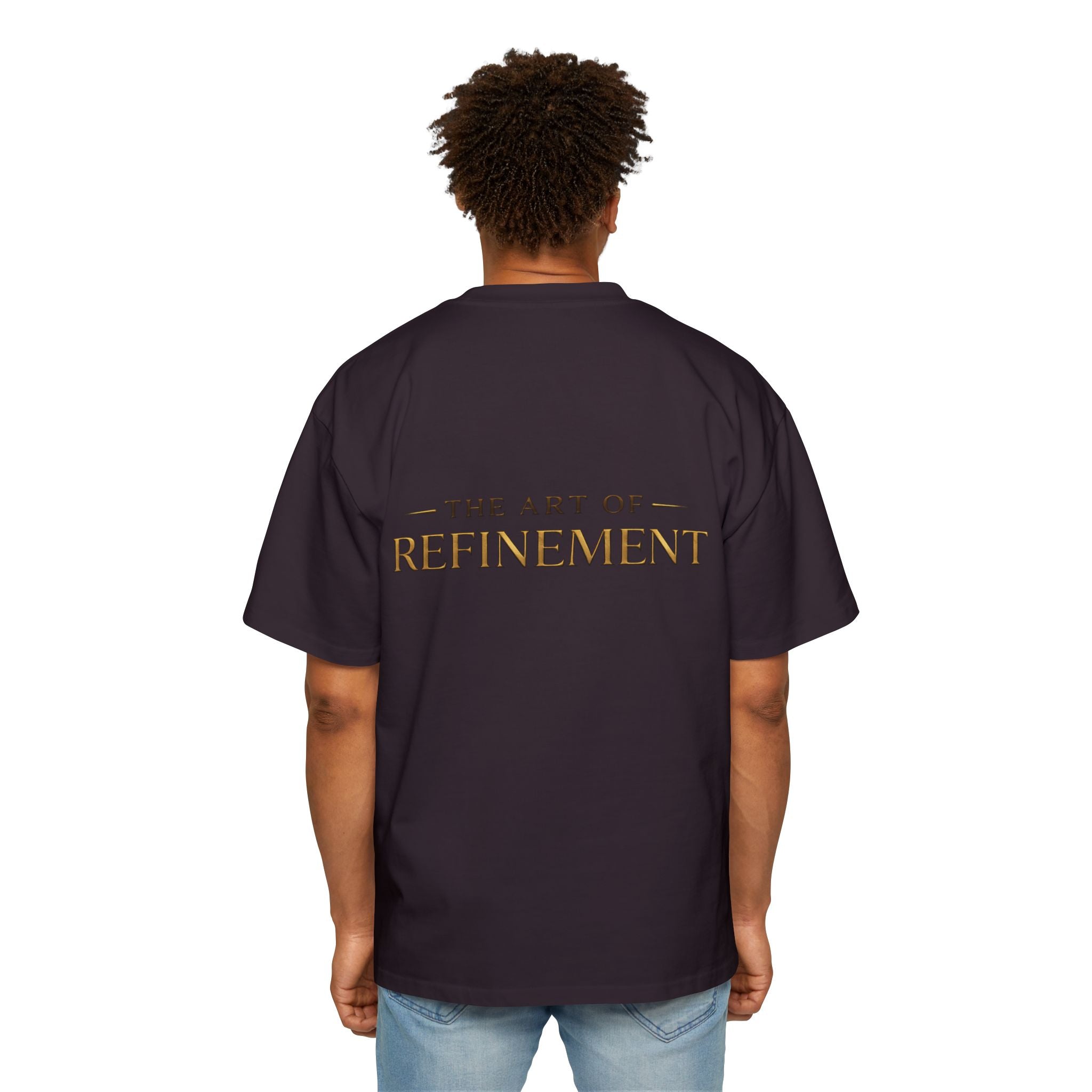T-Shirt — REUMAR Monogram & “The Art of Refinement” Luxury Graphic Tee