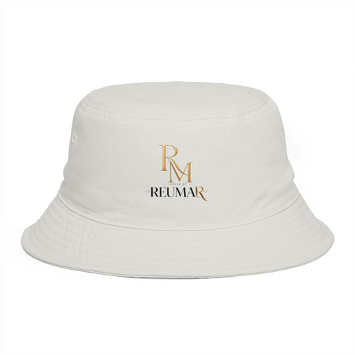 Bucket Hat — RM Reimay Gold Monogram Embroidered Logo
