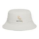 Bucket Hat — RM Reimay Gold Monogram Embroidered Logo