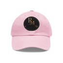 Leather Patch Dad Hat — Embossed RM REUMAN Logo Baseball Cap