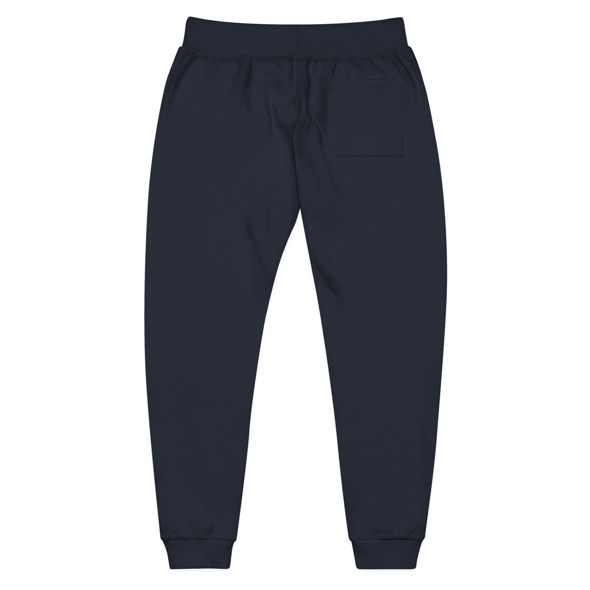 Embroidered Relaxed Sweatpants — Minimal Gold Monogram Lounge Joggers
