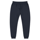 Embroidered Relaxed Sweatpants — Minimal Gold Monogram Lounge Joggers