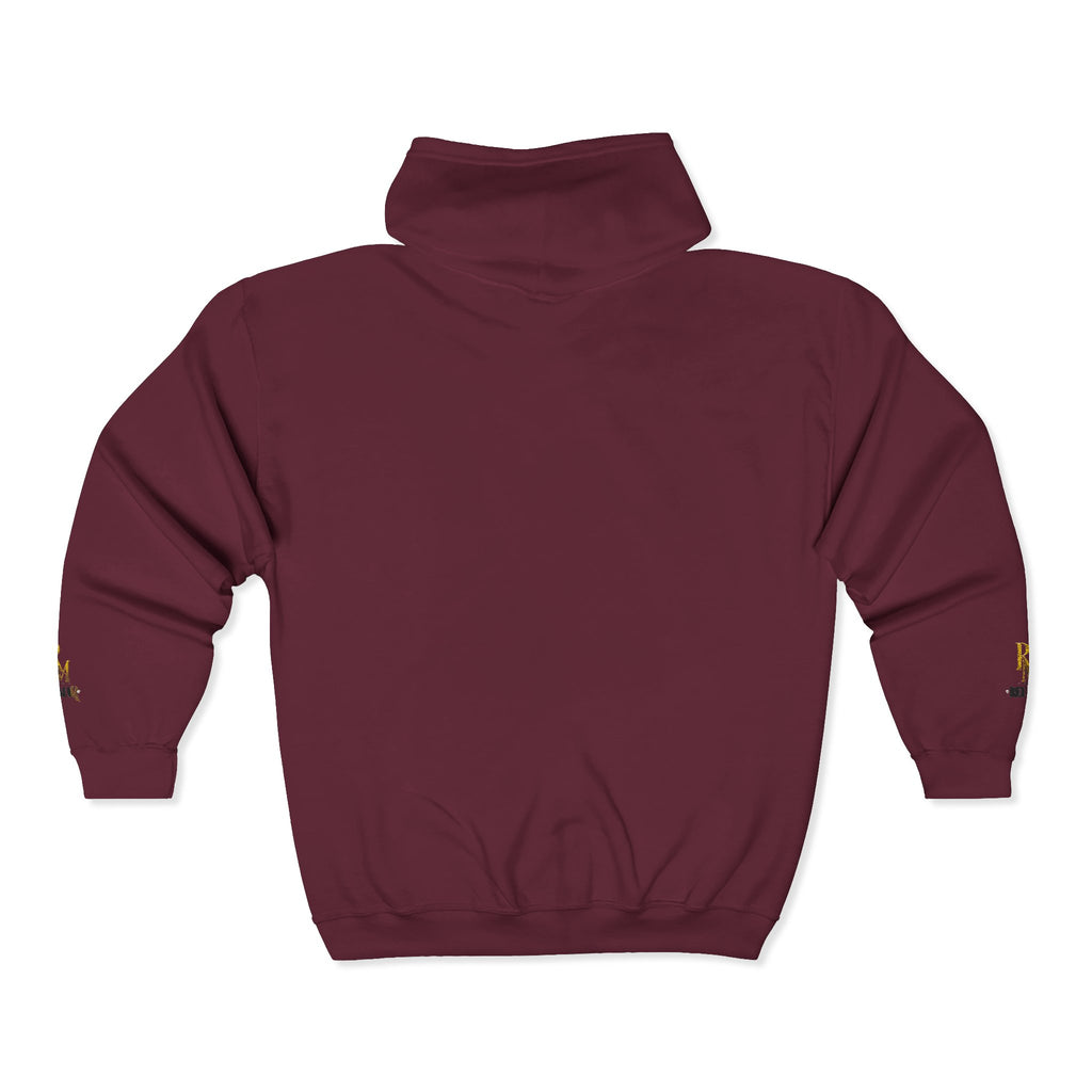 Embroidered RM Gold Crest Full-Zip Hoodie