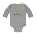 Infant Bodysuit — "Endless Love" Elegant Monogram Baby Onesie
