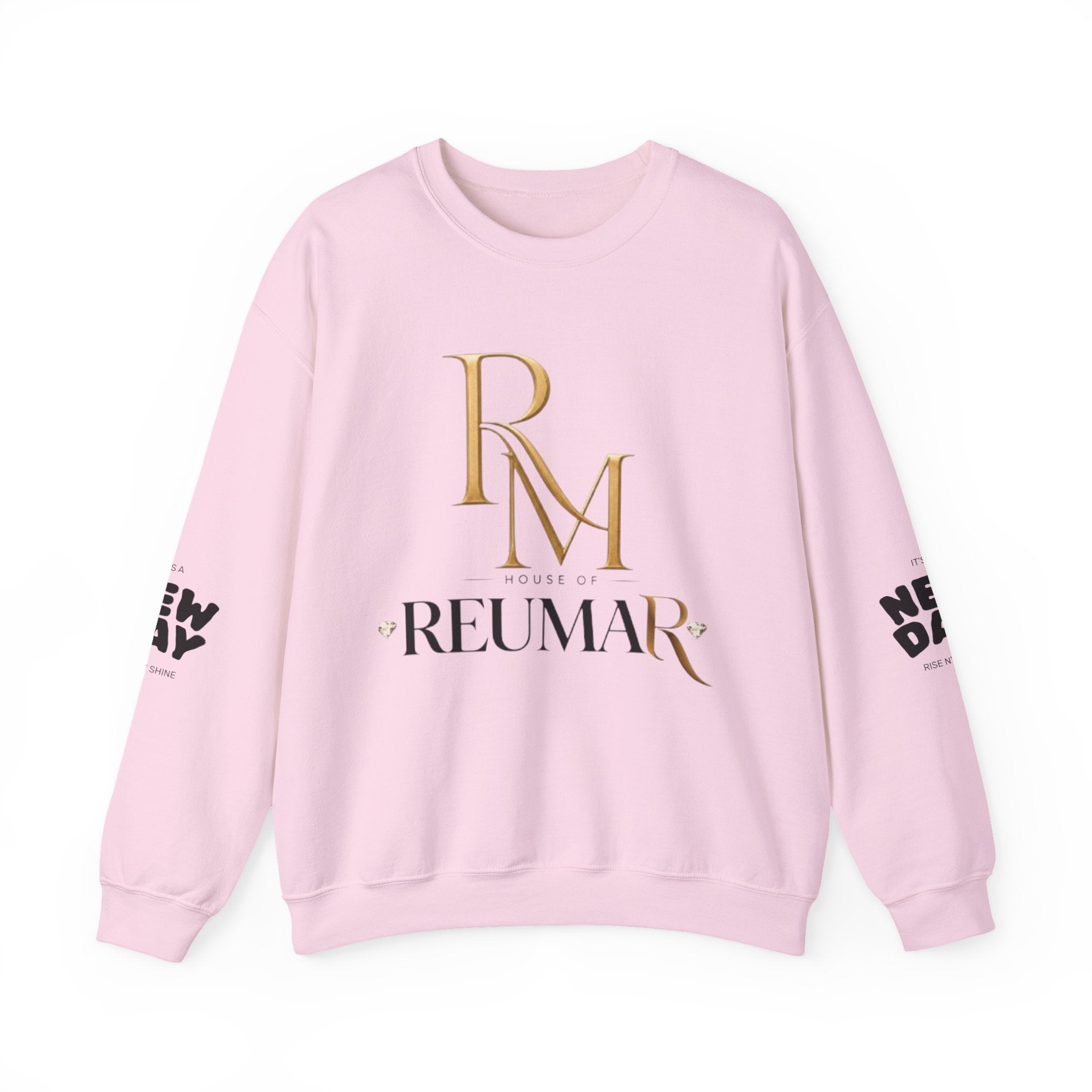 Sarcasm University Crewneck Sweatshirt — REUMAR Logo College-Style Pullover
