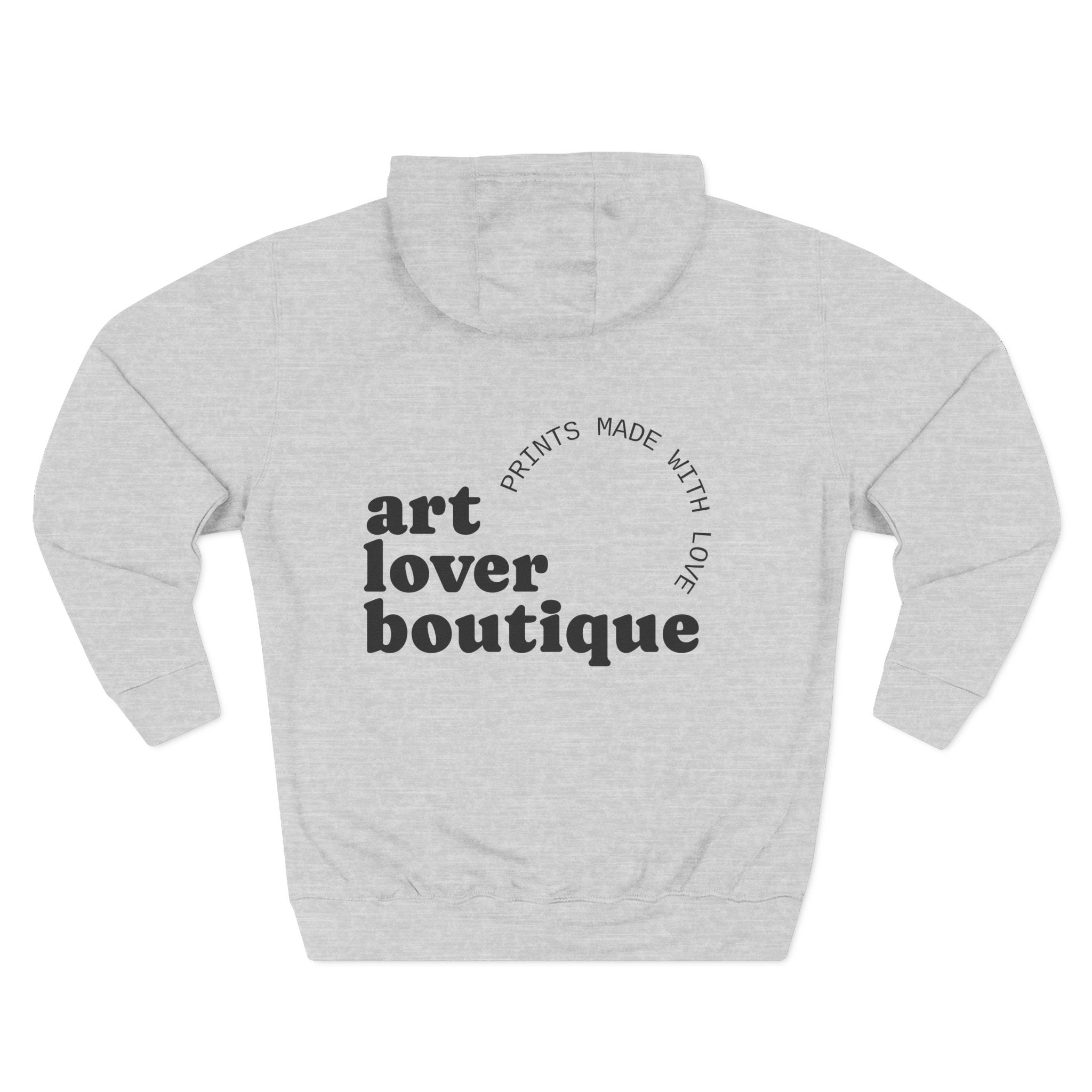 Art Lover Boutique Fleece Hoodie – 'House of Reumar' Designer Logo Pullover