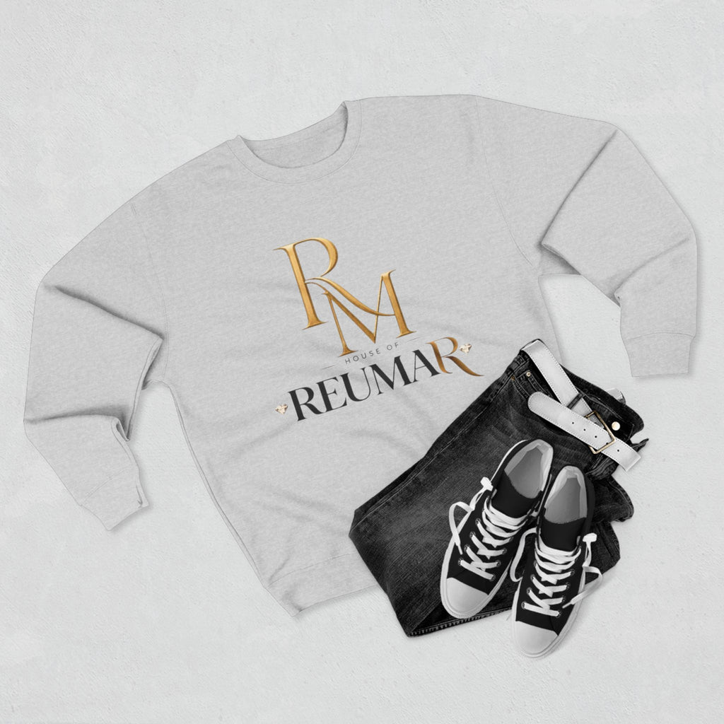 Progress Over Perfection Crewneck Sweatshirt — Reumar Monogram Casual Pullover