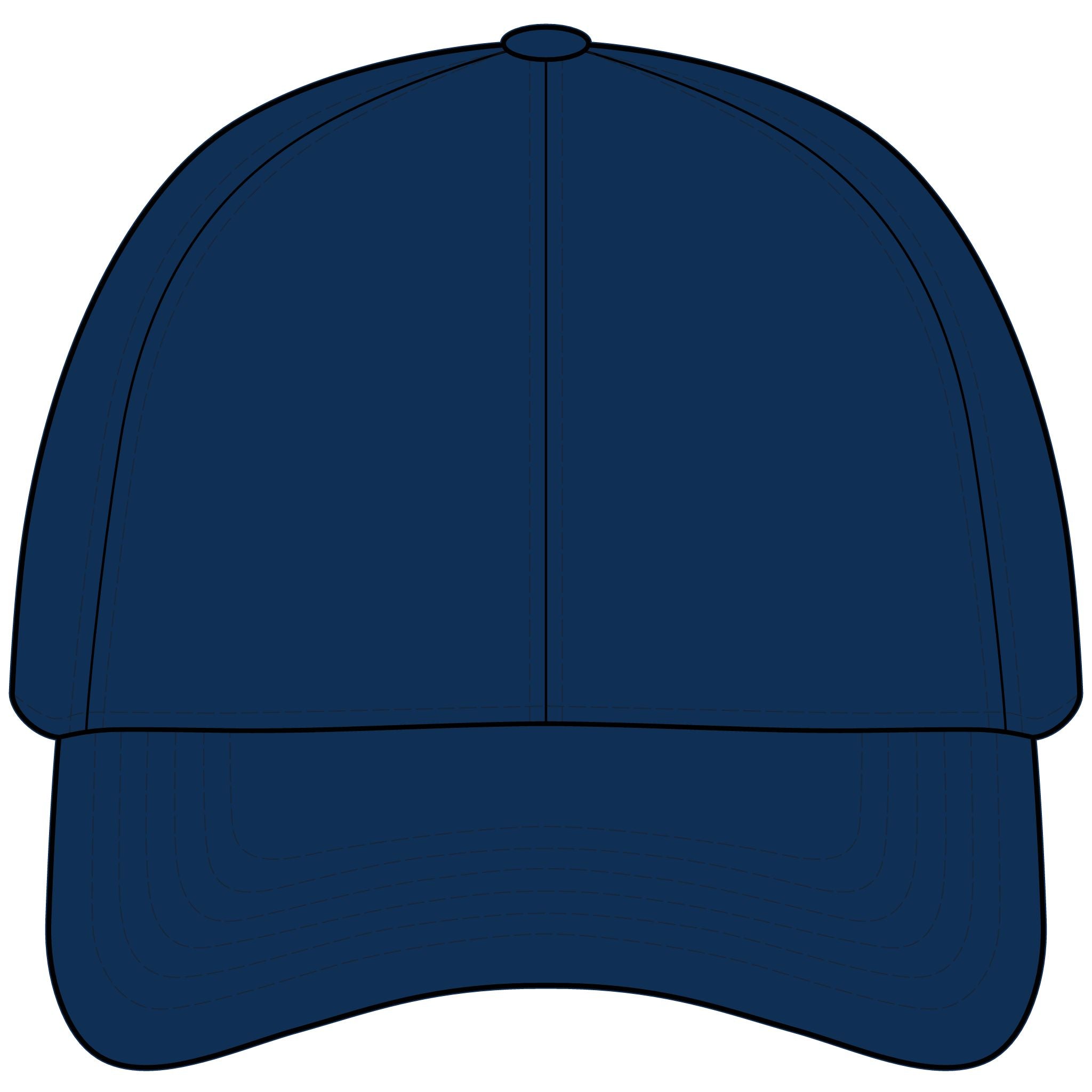 Classic Structured Six-Panel Baseball Cap — Adjustable Everyday Hat