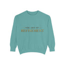 Refinement Logo Sweatshirt — "The Art of Refinement" Garment-Dyed Crewneck