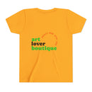 Youth Tee - Reumar Gold Monogram Front & 'art lover boutique' Back