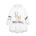 Hooded Blanket — Luxe 'House of Reumar' Logo Sherpa Hoodie Blanket