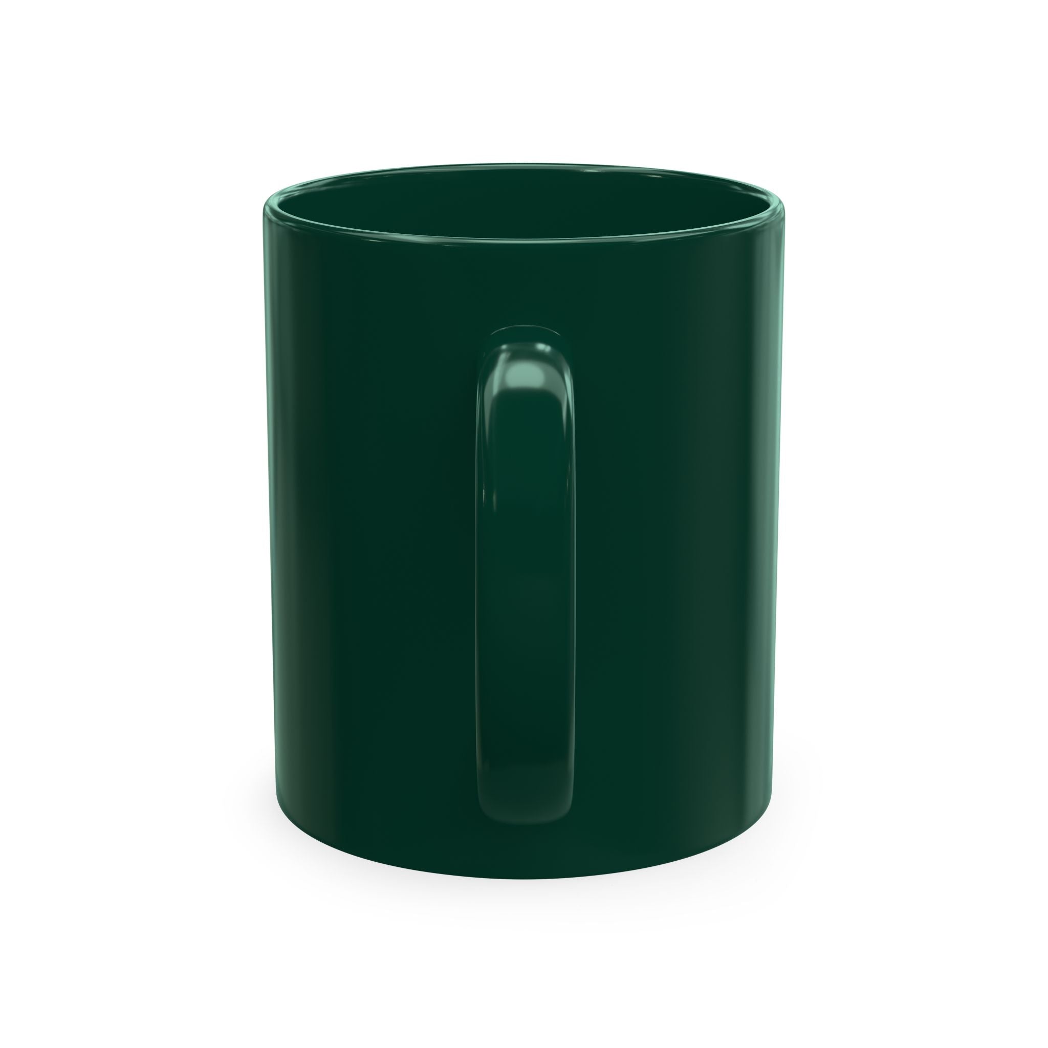 House of Reumar Beige Ceramic Mug — Gold Monogram Coffee Cup