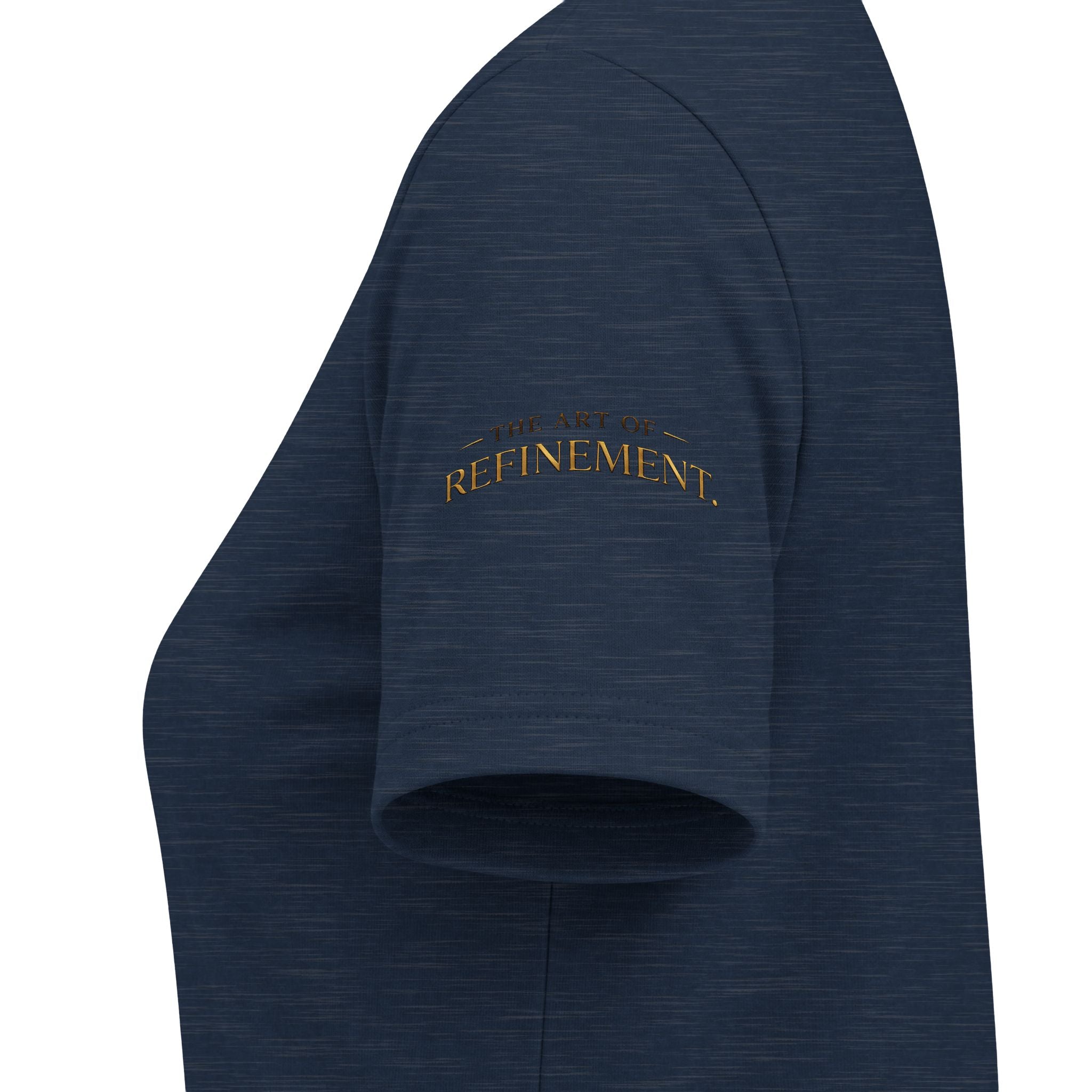 Women's V-Neck Tee — 'Reumar' Gold Monogram Logo