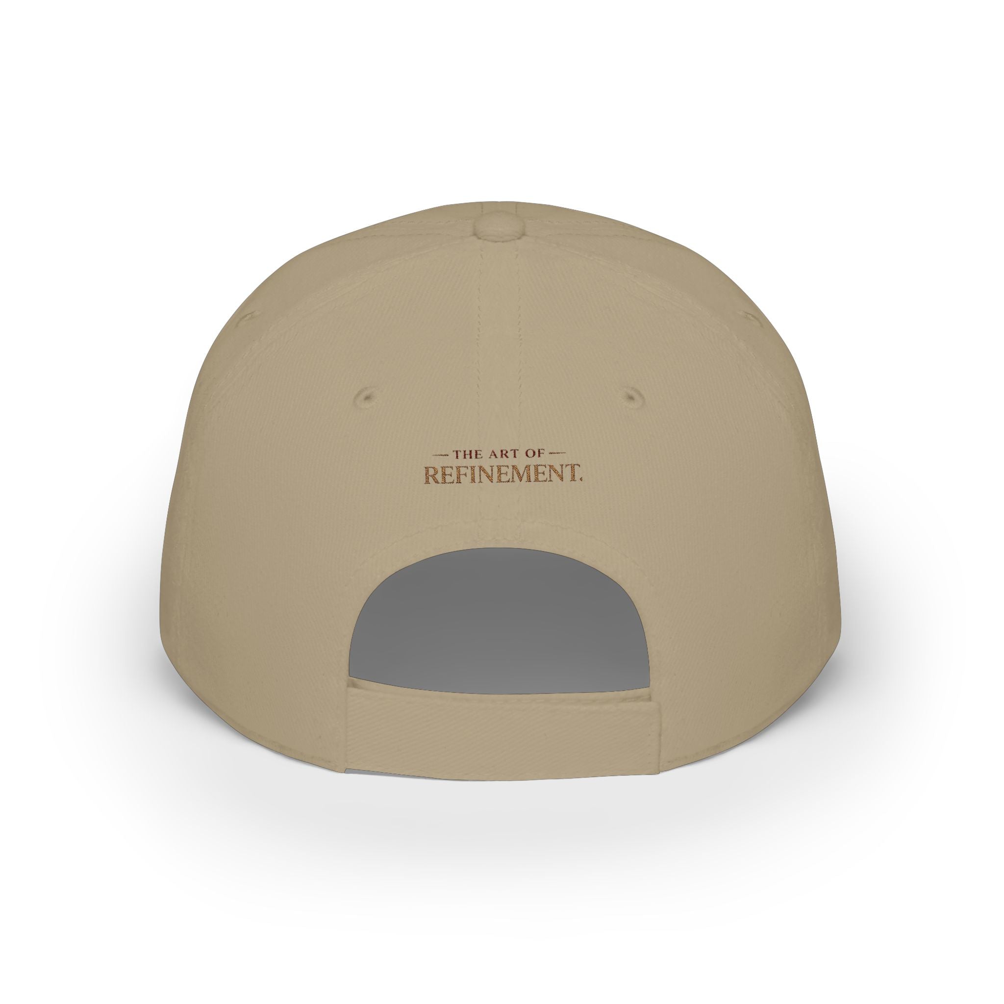 House of Reumar Red Low Profile Baseball Cap — Embroidered Logo Hat