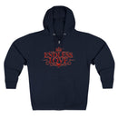 Endless Love Zip Hoodie - Romantic Crown Graphic Couples Pullover