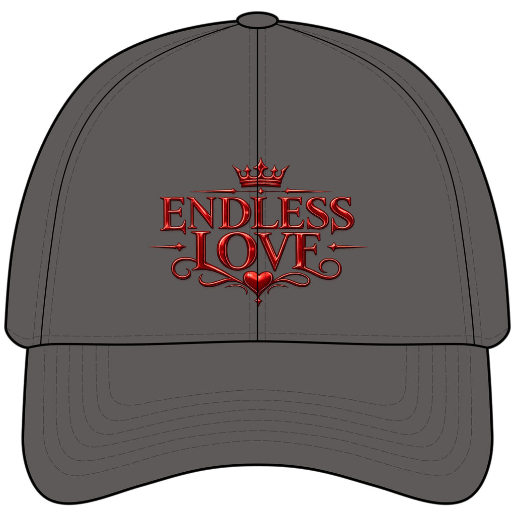 Endless Love Snapback Cap — Romantic Crown Heart Logo Hat