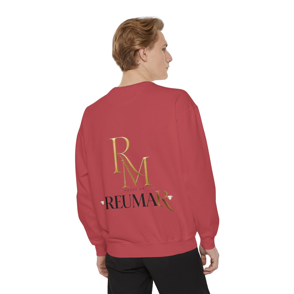 Refinement Logo Sweatshirt — "The Art of Refinement" Garment-Dyed Crewneck