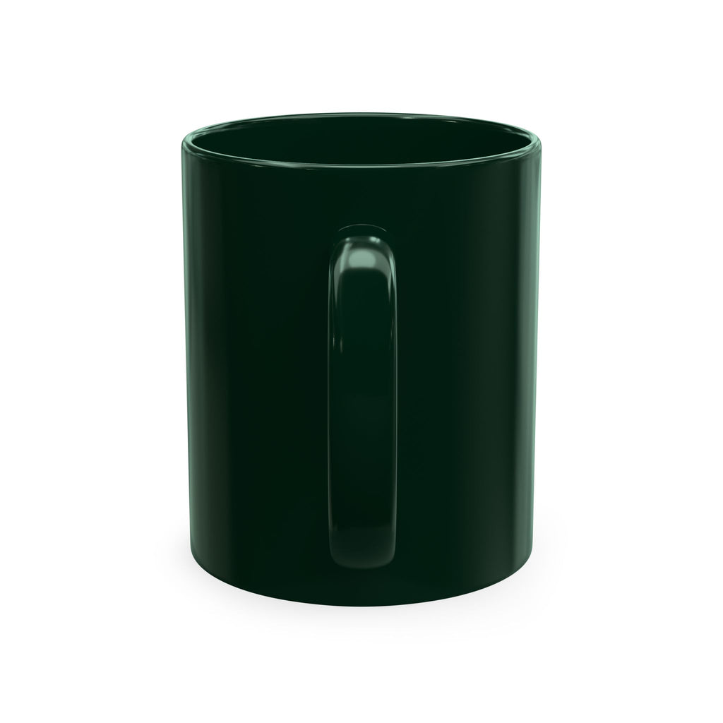 House of Reumar Beige Ceramic Mug — Gold Monogram Coffee Cup