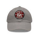 Leather Patch Dad Hat — Embossed RM REUMAN Logo Baseball Cap