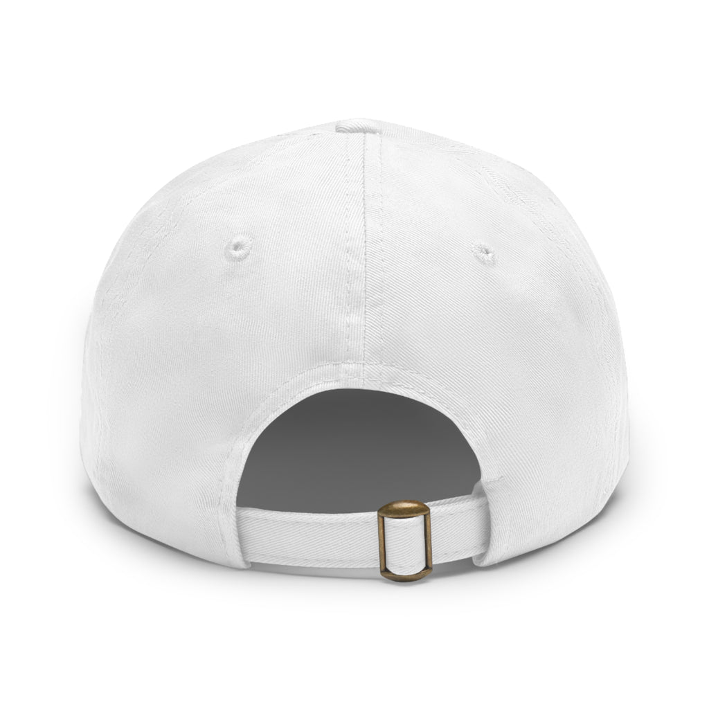 Dad Hat — Leather Patch 'Dreams' Embroidered Baseball Cap