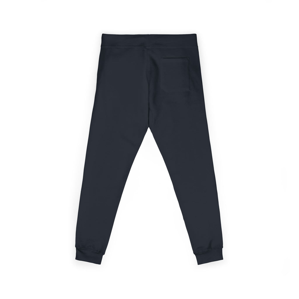 Embroidered Relaxed Sweatpants — Minimal Gold Monogram Lounge Joggers