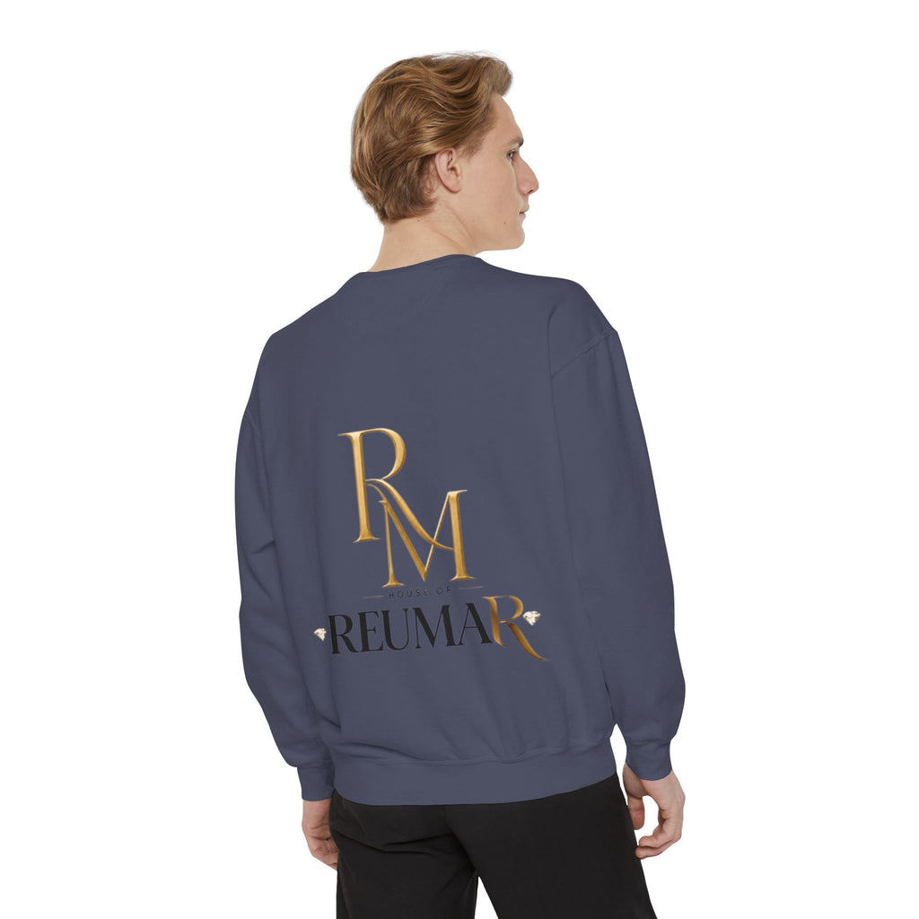 Refinement Logo Sweatshirt — "The Art of Refinement" Garment-Dyed Crewneck
