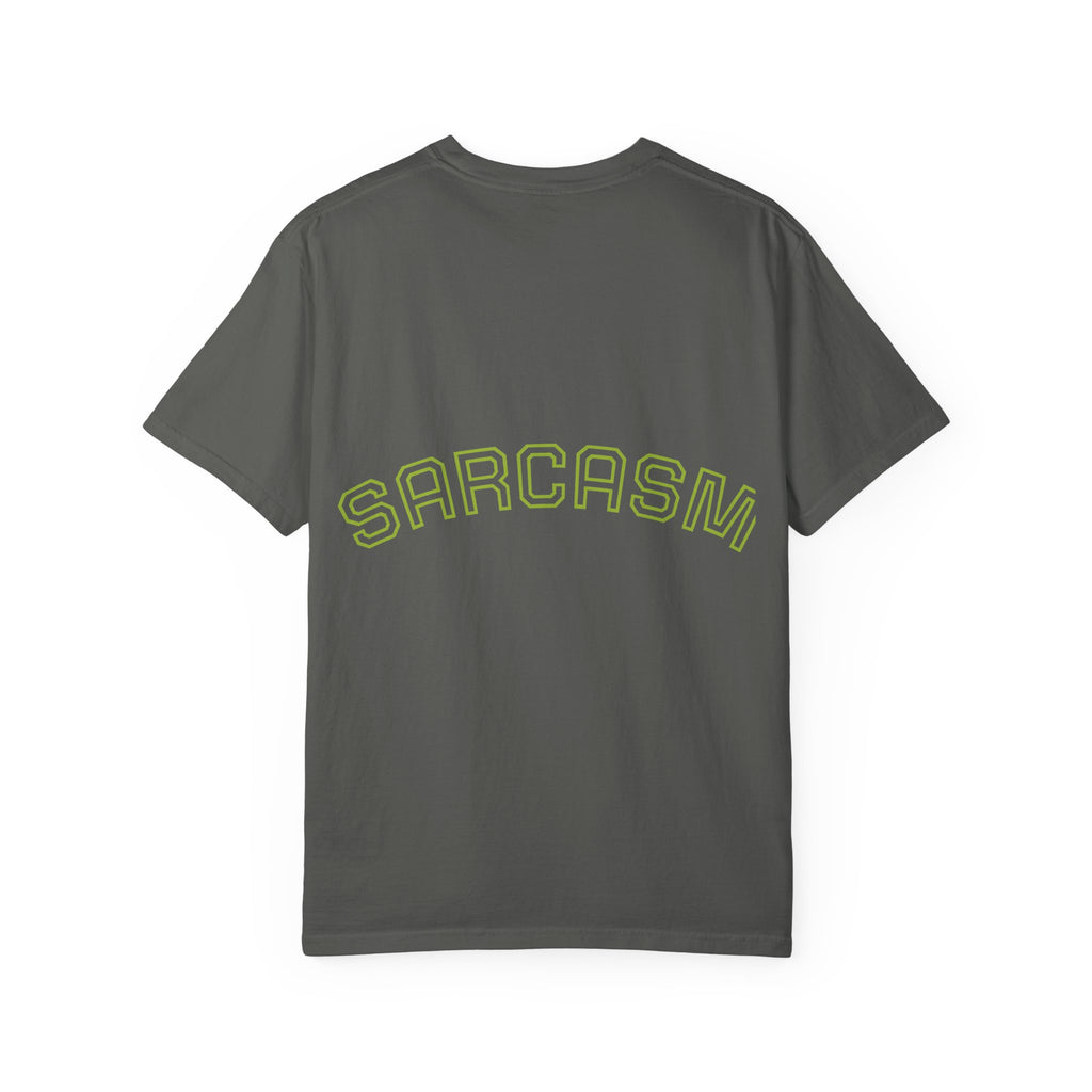 T-Shirt — House of Reumar Logo Front / "Sarcasm" Back Graphic Tee