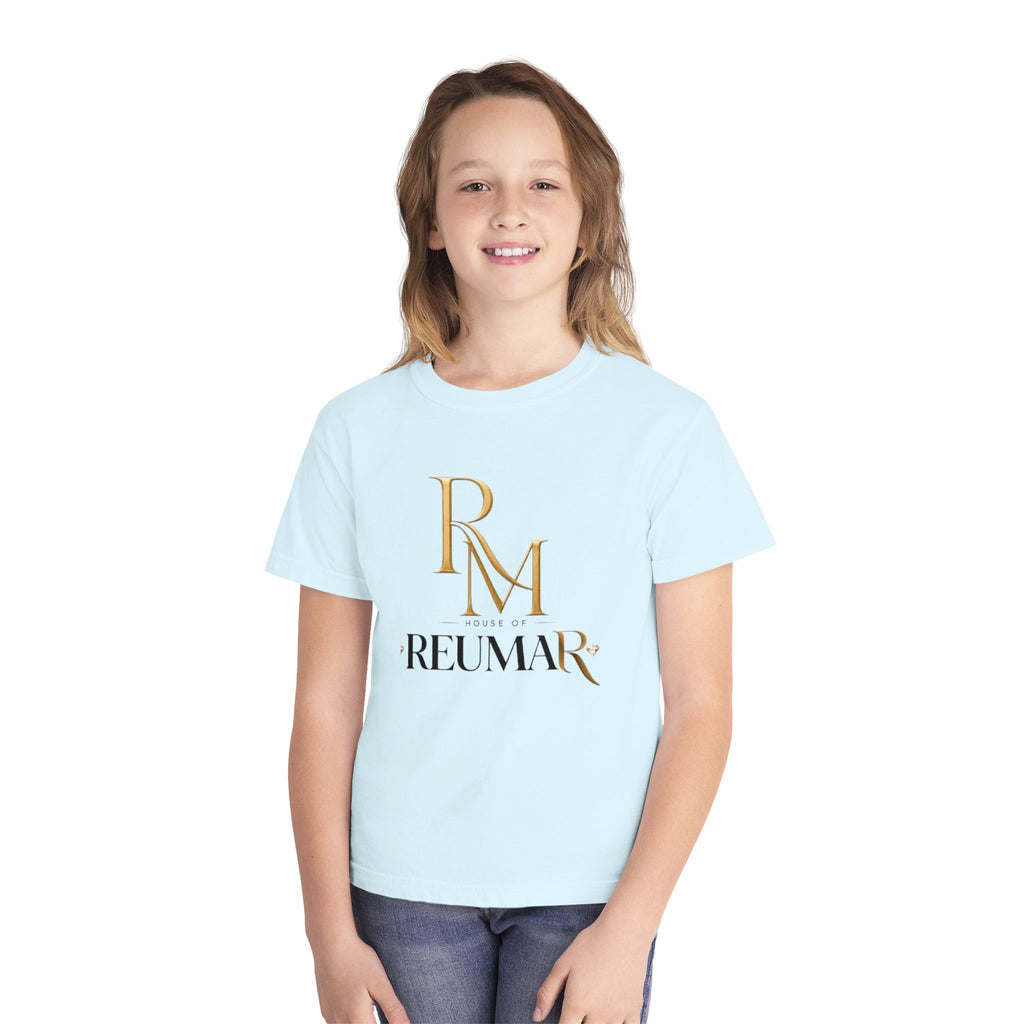 Youth Tee — Reumar Logo Front & "Thank You" Sunburst Back