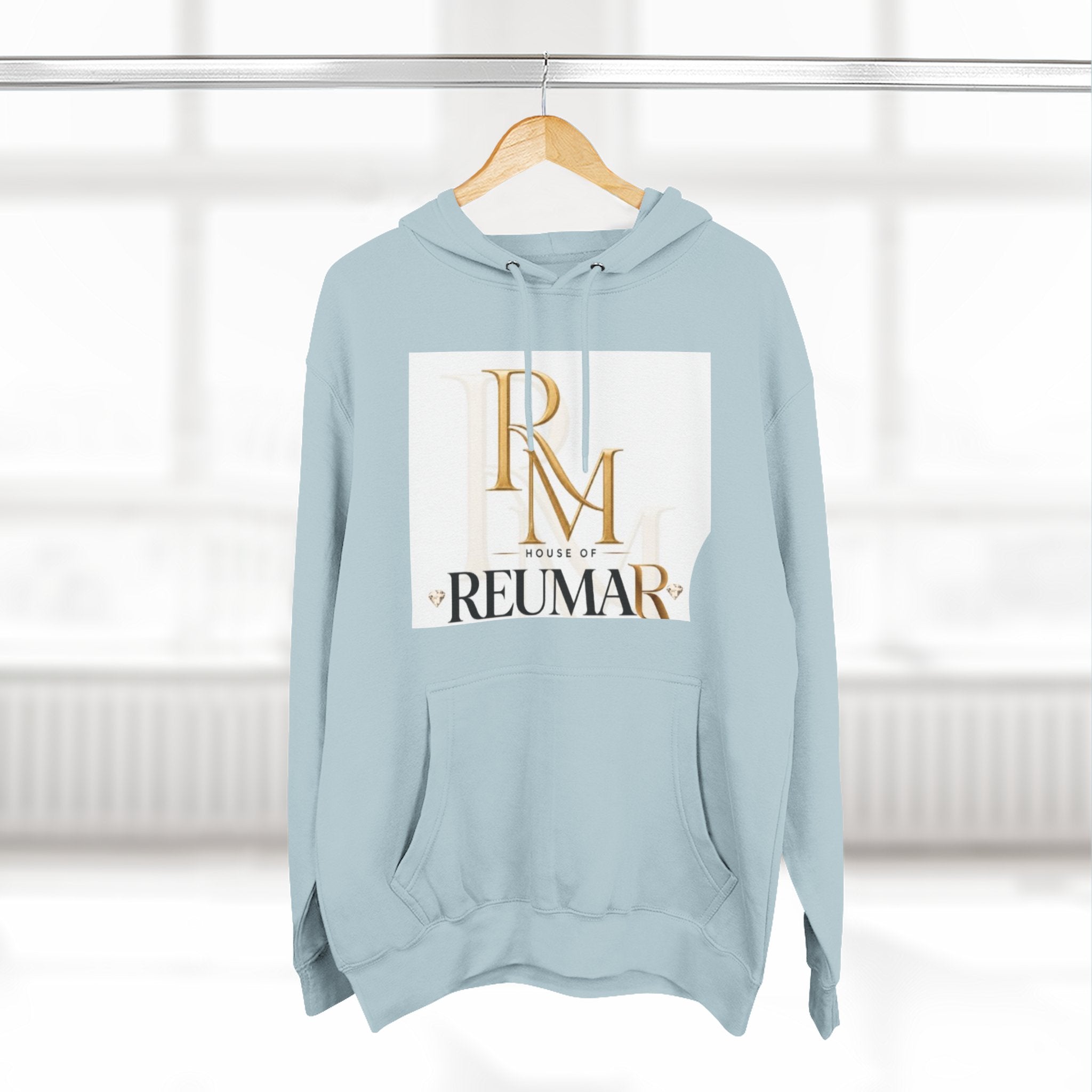 Art Lover Boutique Fleece Hoodie – 'House of Reumar' Designer Logo Pullover