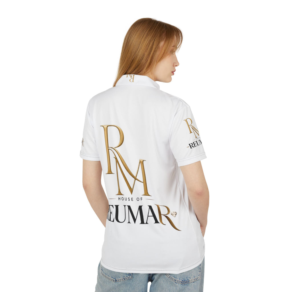 House of Reumar Gold Logo Polo Shirt