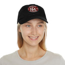 Leather Patch Dad Hat — Embossed RM REUMAN Logo Baseball Cap