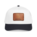 Leather Patch Baseball Cap - Monogram RM Reumay
