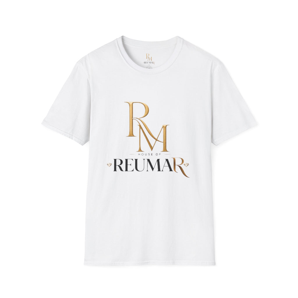 Monogram RM Gold Tee — Elegant Initials T-Shirt