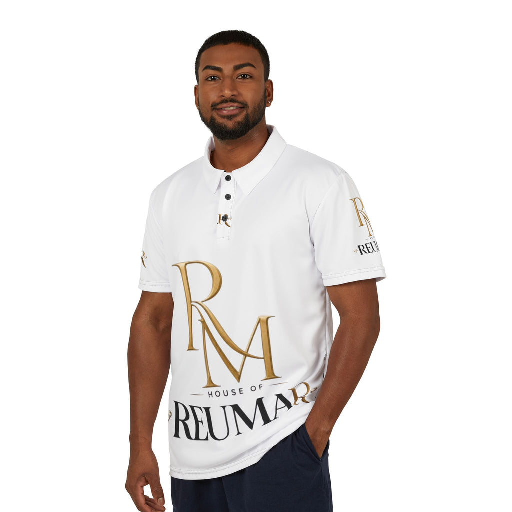 House of Reumar Gold Logo Polo Shirt