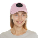 Leather Patch Dad Hat — Embossed RM REUMAN Logo Baseball Cap