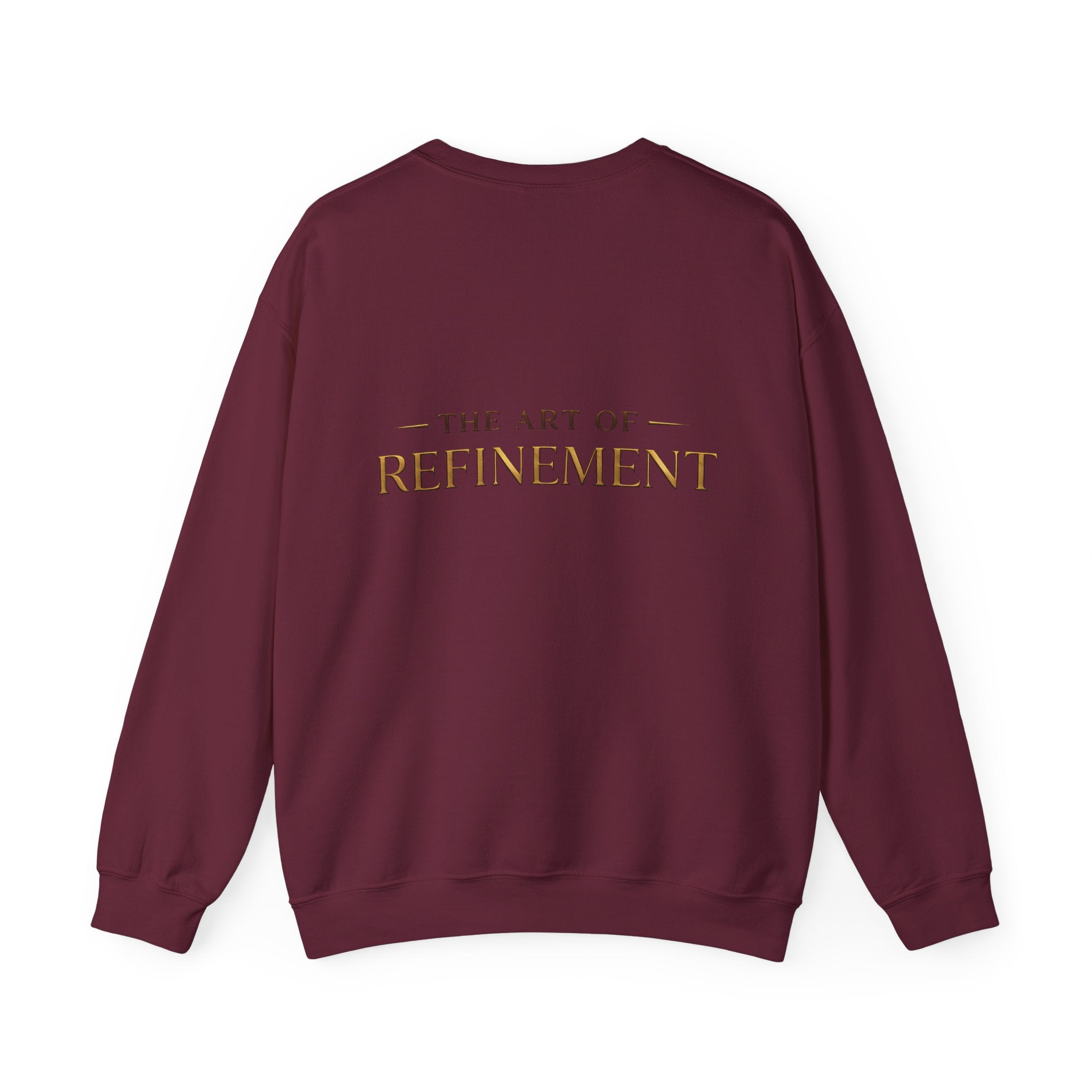 Crewneck Sweatshirt – Reumar Luxury Logo & "The Art of Refinement"