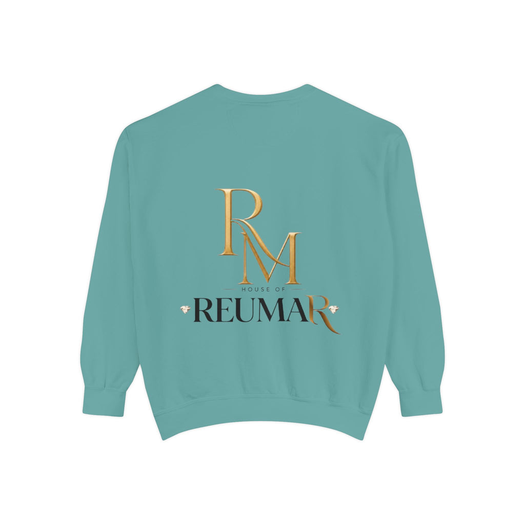 Refinement Logo Sweatshirt — "The Art of Refinement" Garment-Dyed Crewneck