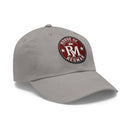 Leather Patch Dad Hat — Embossed RM REUMAN Logo Baseball Cap