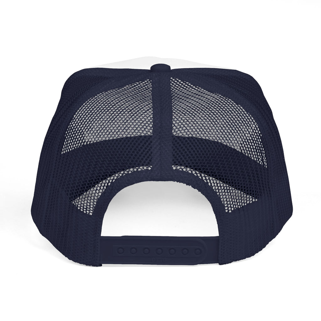 Reumar Gold Monogram Trucker Cap
