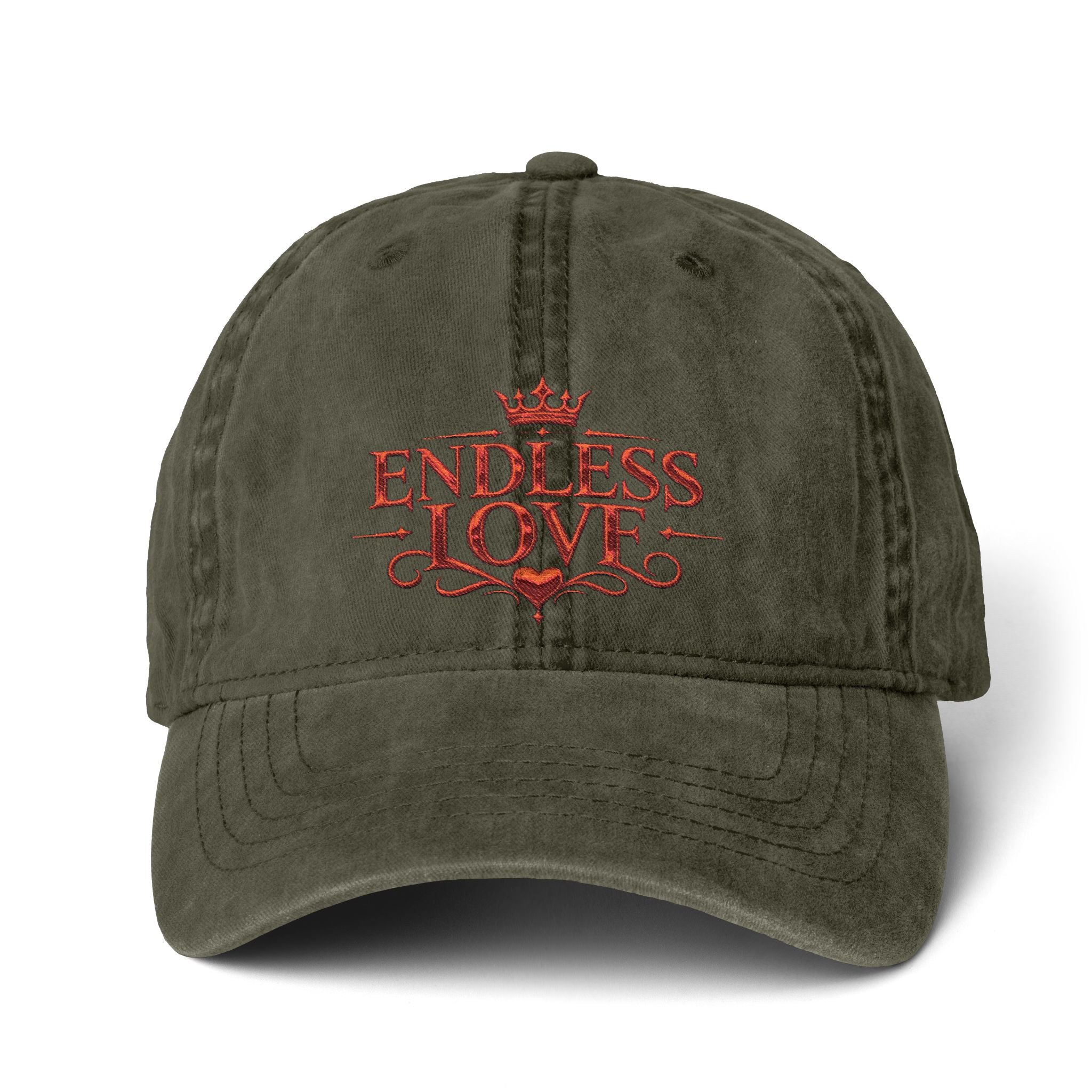 Women's Pigment-Dyed Cap with Fashion Undervisor (Embroidery)