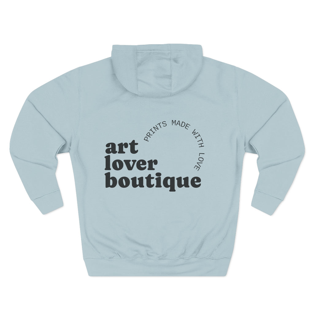 Art Lover Boutique Fleece Hoodie – 'House of Reumar' Designer Logo Pullover