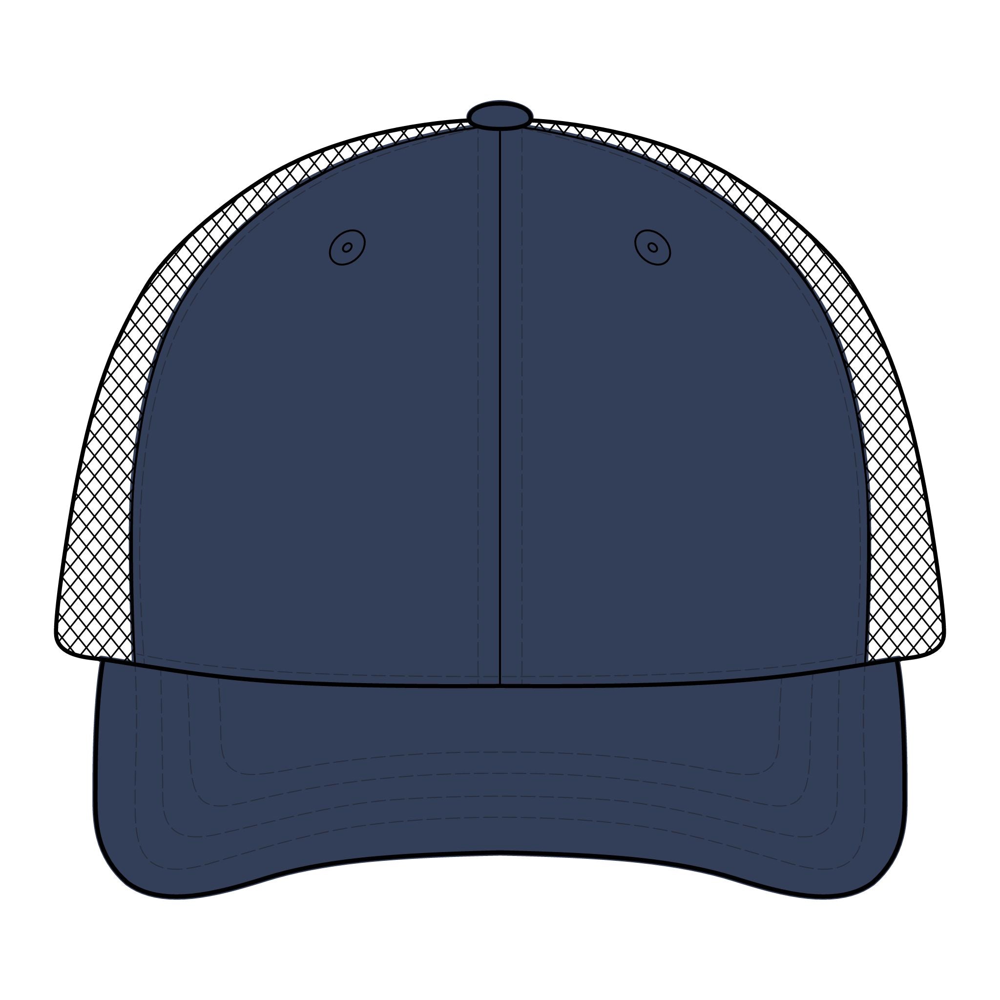 Trucker Cap — "House of Reumar" Embroidered Mesh-Back