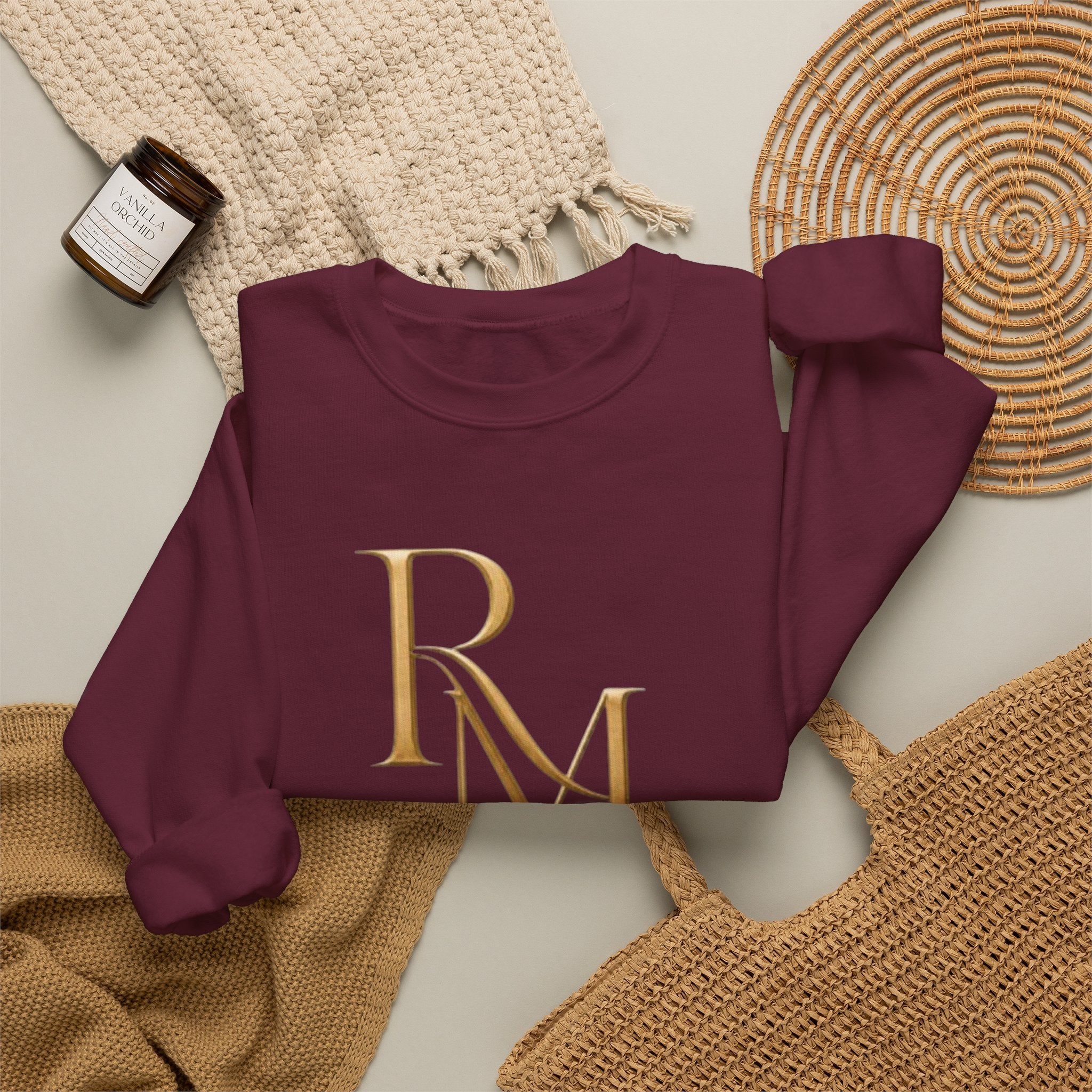Sarcasm University Crewneck Sweatshirt — REUMAR Logo College-Style Pullover