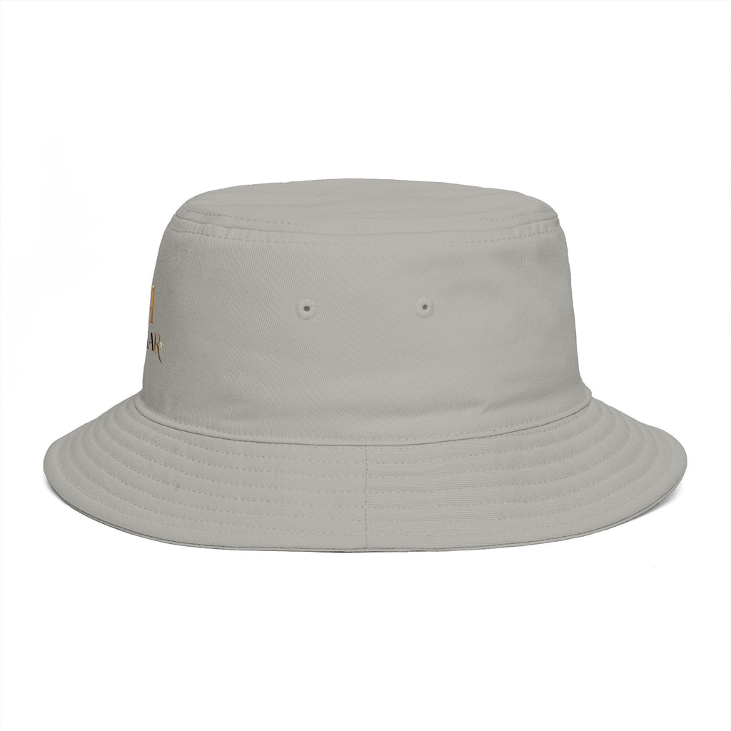 Bucket Hat — RM Reimay Gold Monogram Embroidered Logo