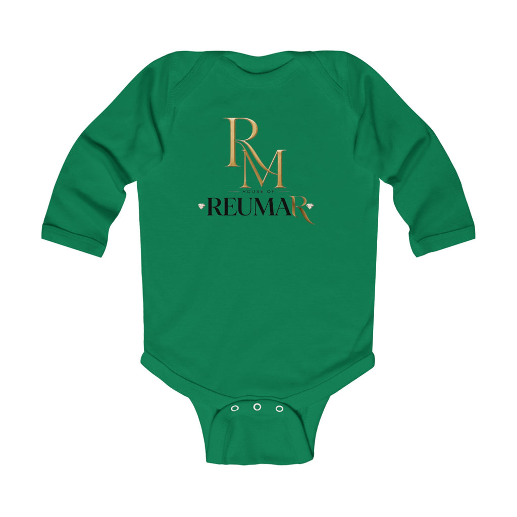 Infant Bodysuit — "Endless Love" Elegant Monogram Baby Onesie