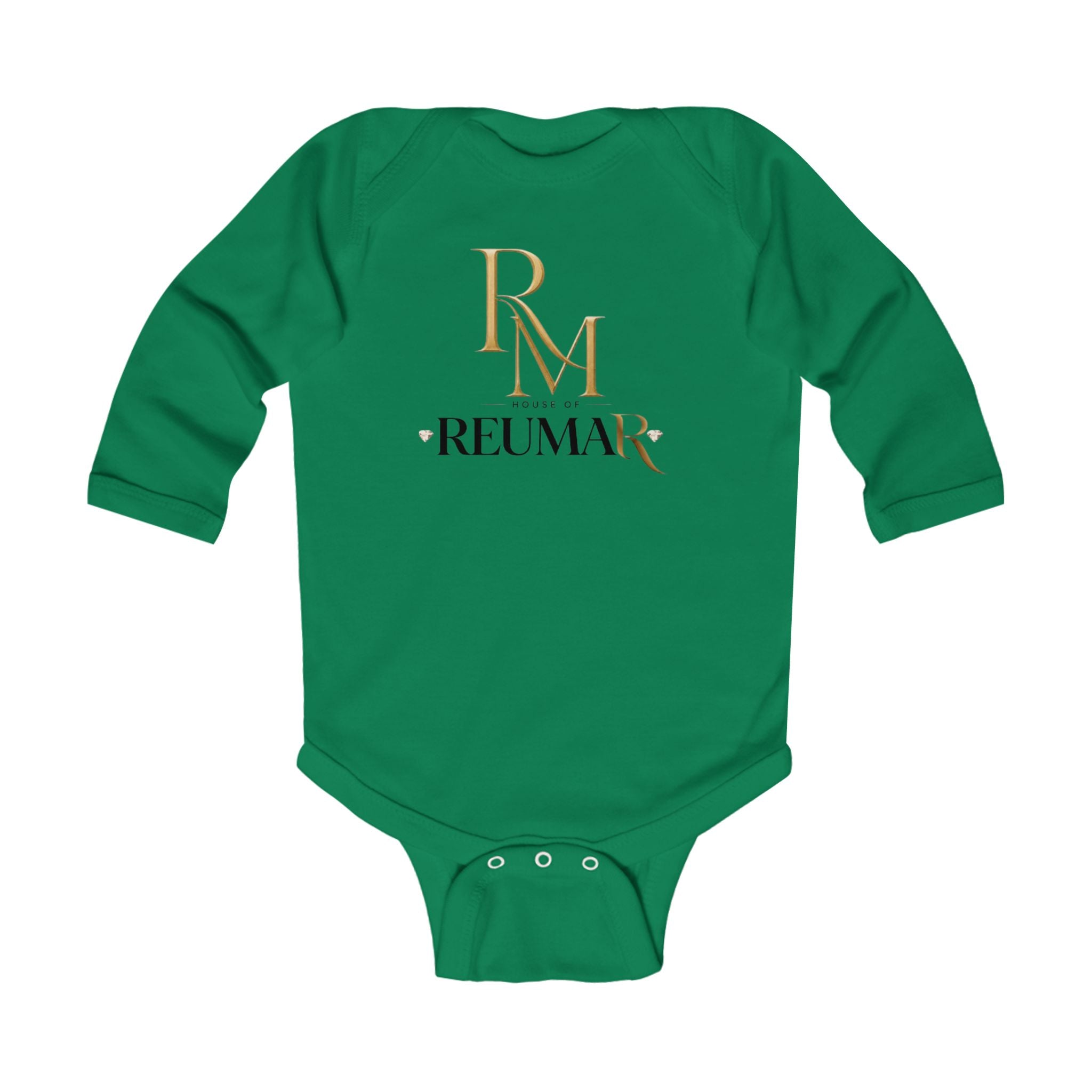 Infant Bodysuit — "Endless Love" Elegant Monogram Baby Onesie