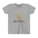 Youth Tee - Reumar Gold Monogram Front & 'art lover boutique' Back