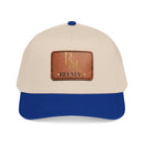 Leather Patch Baseball Cap - Monogram RM Reumay